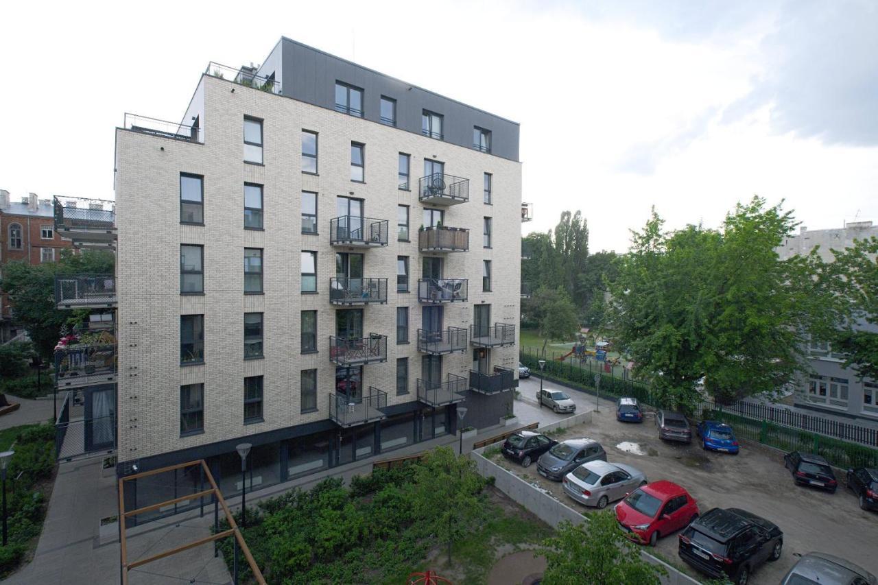 2Br Apt Strzelecka 24 With Balcony Appartement Warschau Buitenkant foto